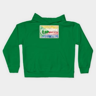 Comoros vintage style retro souvenir Kids Hoodie